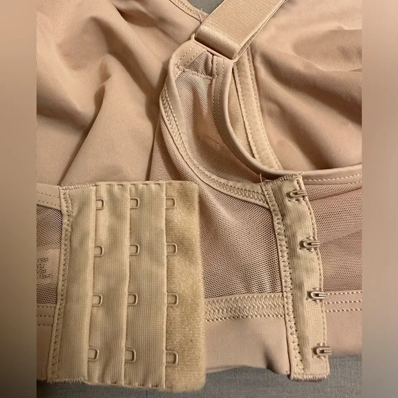 Cacique Bra CoolBliss Beige Unlined No-Wire Nylon/ Spandex Size 50D New With Tag - Picture 10 of 10